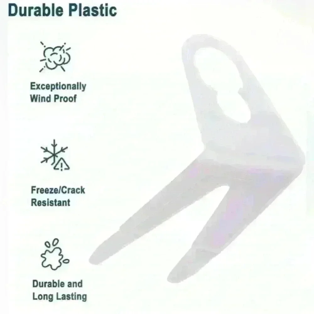 Pack of 100 original shingle tab for C7 C9 lights, Christmas light clips